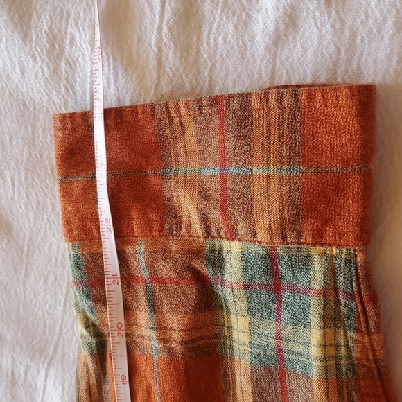Bleached Distressed Plaid Flannel Hippie Troll "Peace" Mushrooms Sz XXL Shirt - Picture 11 of 12